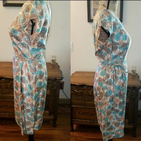 One of a kind Mid late 50's vintage Madmen dress - Picture 8 of 12